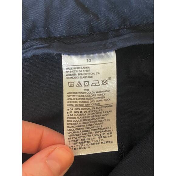 Banana Republic Authentic Chino Barrel Pant in Preppy Navy - Picture 4 of 8